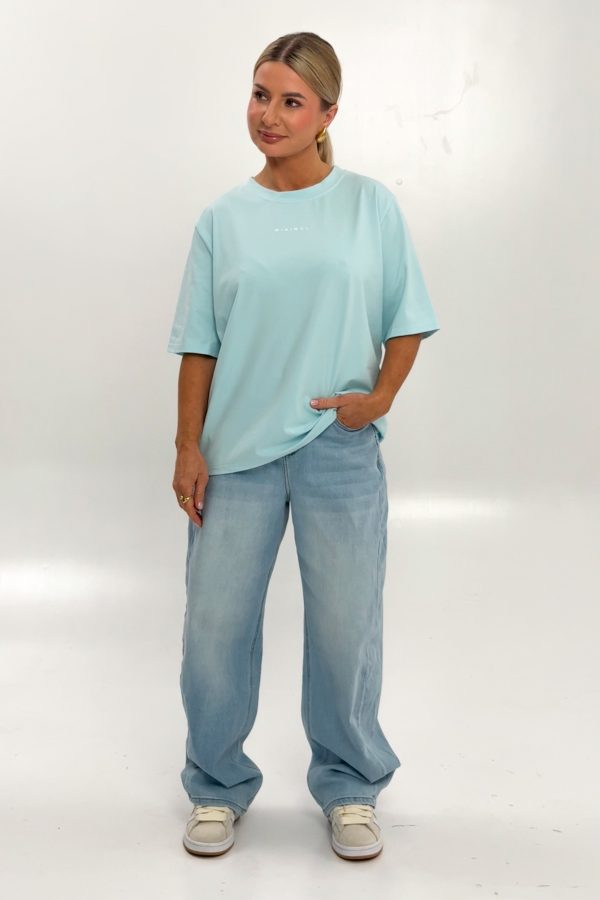 T-SHIRT MINIMAL BABY BLUE - obrazek 6